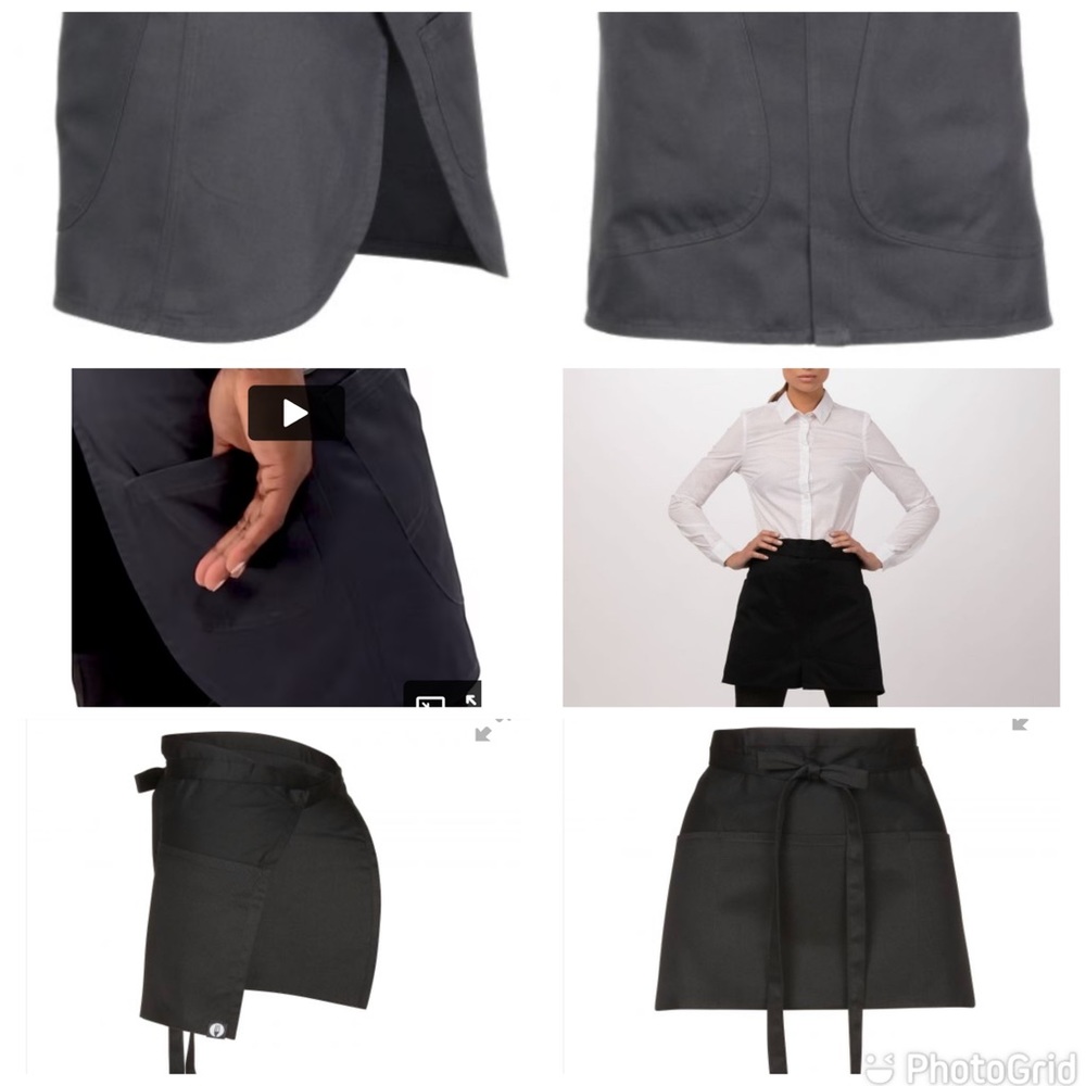 Chef Works Contemporary Largo REVERSIBLE WAIST APRON Aprons - 2